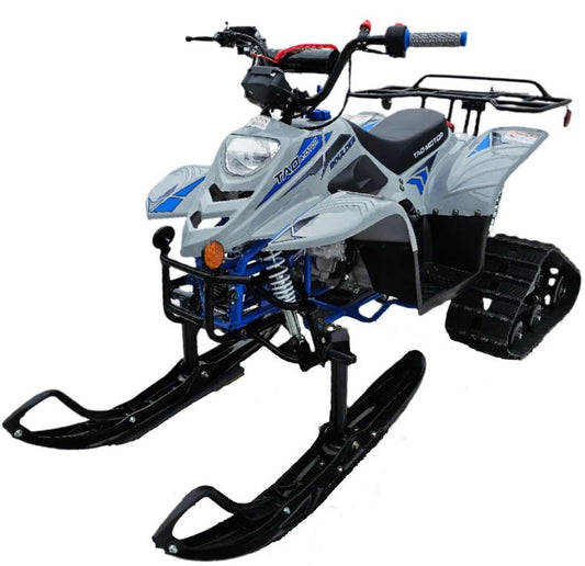 Tao Motors, New Boulder 110 avec chenilles et skis
