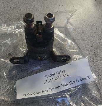 2004 CAN-AM TRAXTER MAX STD & MAX XT STARTER RELAY 515176011