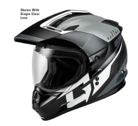 GMAX GM11 DECIMA DUAL SPORT SNOW HELMET DOUBLE LENS (Hiver)