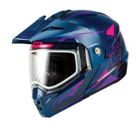 GMAX MD74 SPECTRE MODULAR FULL FACE HELMET ELECTRIC LENS (hiver)