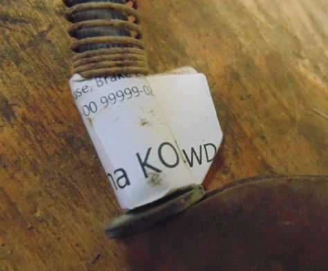 1994 YAMAHA KODIAK 400 4WD Hose, Brake2 3HN-25873-01-00 99999-02526-00