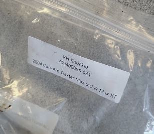 2004 CAN-AM TRAXTER MAX STD & MAX XT RH KNUKLE 70900095