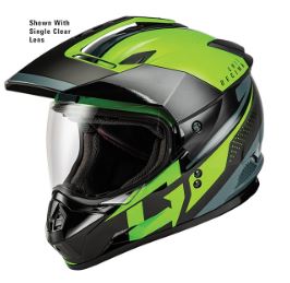 GMAX GM11 DECIMA DUAL SPORT SNOW HELMET DOUBLE LENS (Hiver)