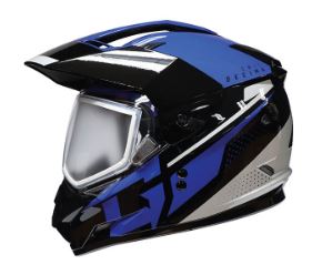 GMAX GM11 SOLID DUAL SPORT HELMET '23 ELECTRIC LENS (Hiver)