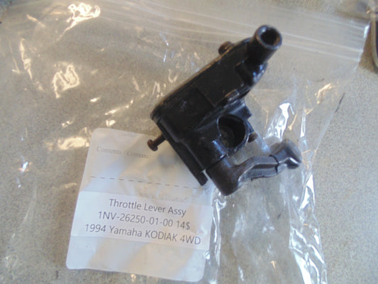 1994 YAMAHA KODIAK 4WD THROTTLE LEVER ASSY 1NV-26250-01-00