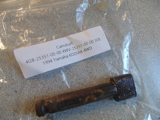 1994 YAMAHA KODIAK 4WD CAMSHAFT 4GB-25351-00-00 4WV-25351-00-00