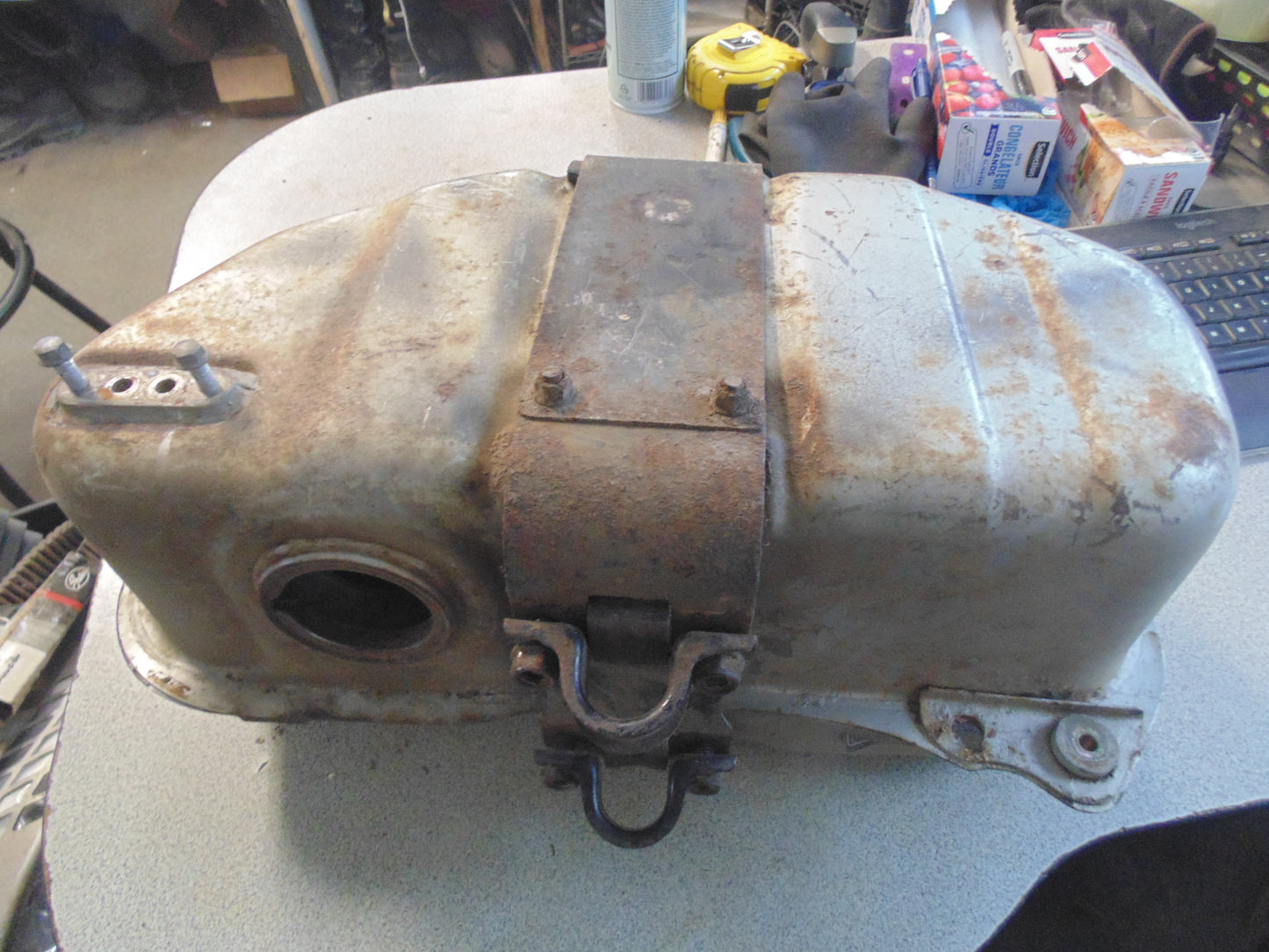 1987 HONDA TRX350A TANK ASSY FUEL 17500-HA7-307