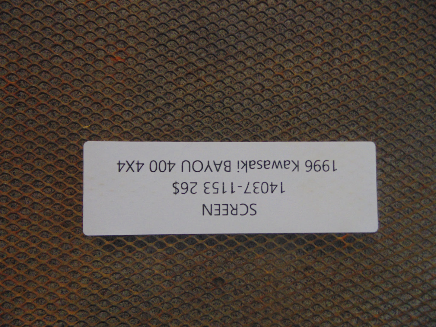 1996 KAWASAKI BAYOU 400 4X4 SCREEN 14037-1153