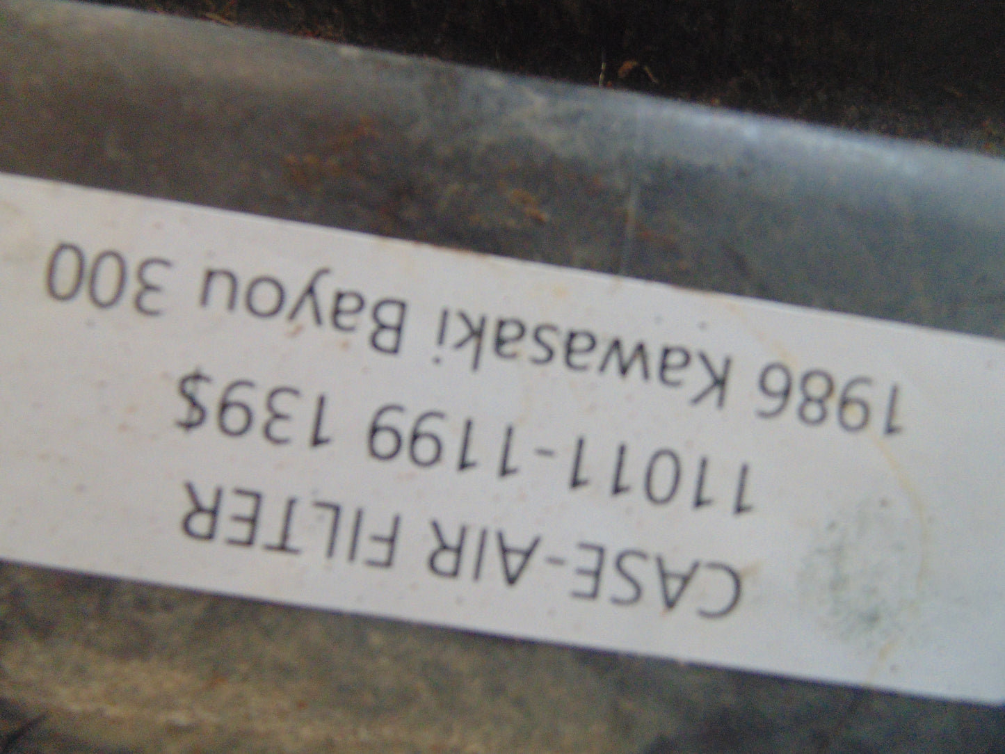 1986 KAWASAKI BAYOU 300 CASE AIR FILTER 11011-1199