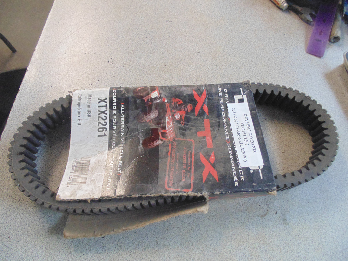 2015-2021 CF-MOTO Z FORCE 800 DRIVE BELT DAYCO XTX2261