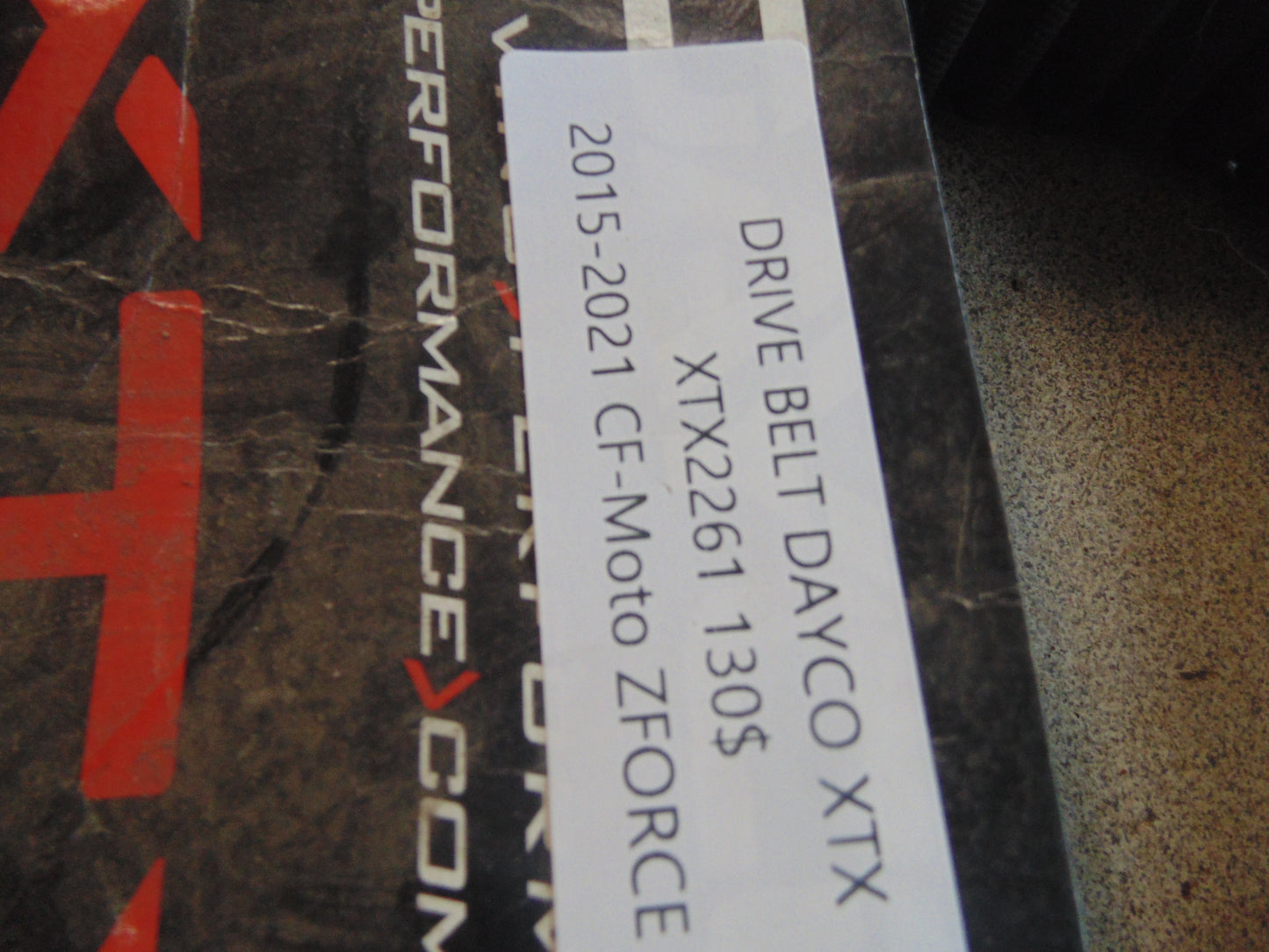 2015-2021 CF-MOTO Z FORCE 800 DRIVE BELT DAYCO XTX2261