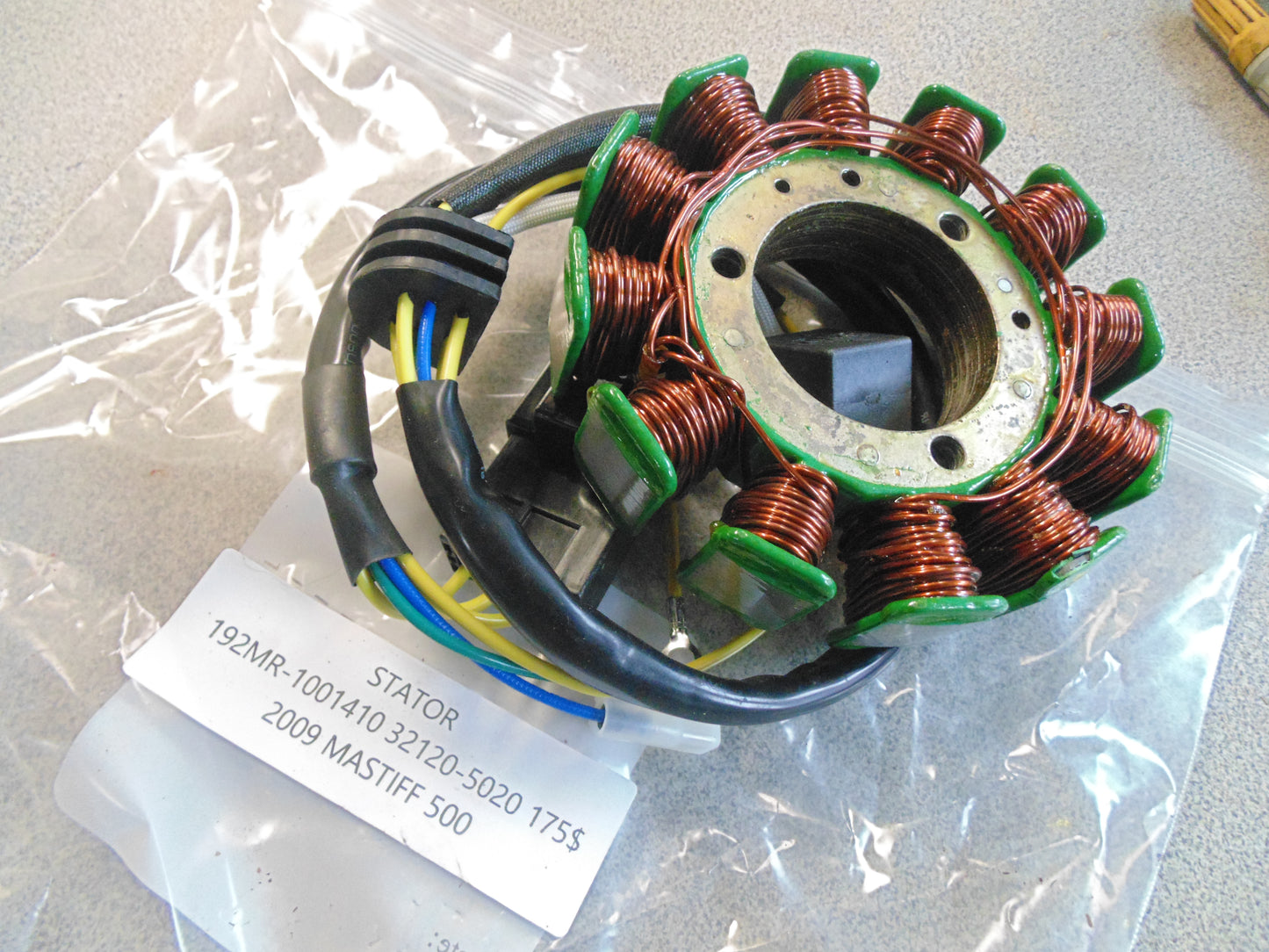 2009 MASTIFF 500 STATOR 192MR-1001410 32120-5020