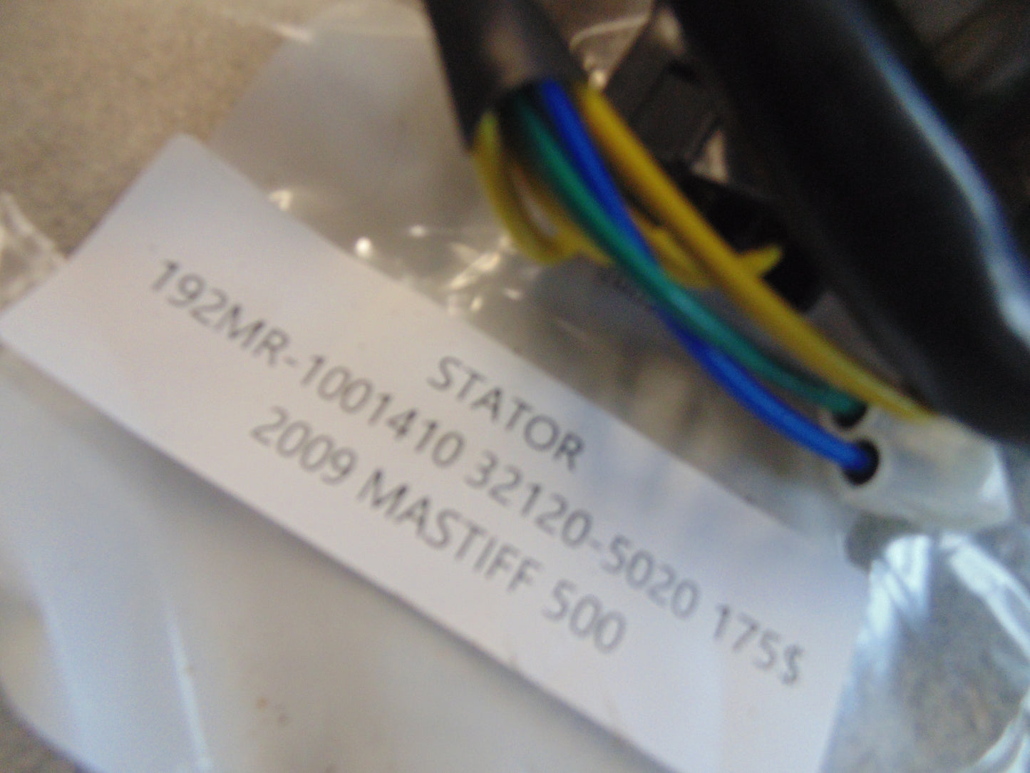 2009 MASTIFF 500 STATOR 192MR-1001410 32120-5020