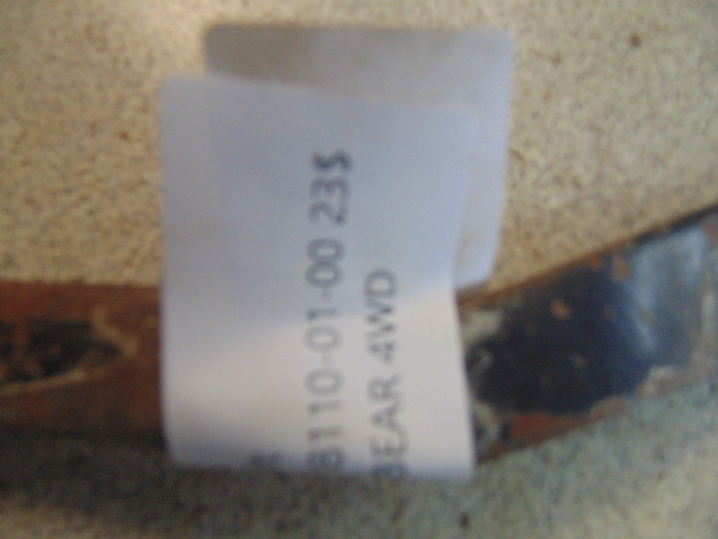 1989 Yamaha BIG BEAR 4WD (YFM350FWW) PEDAL SHIFT 2HR-18111-00-00 2HR-18110-01-00