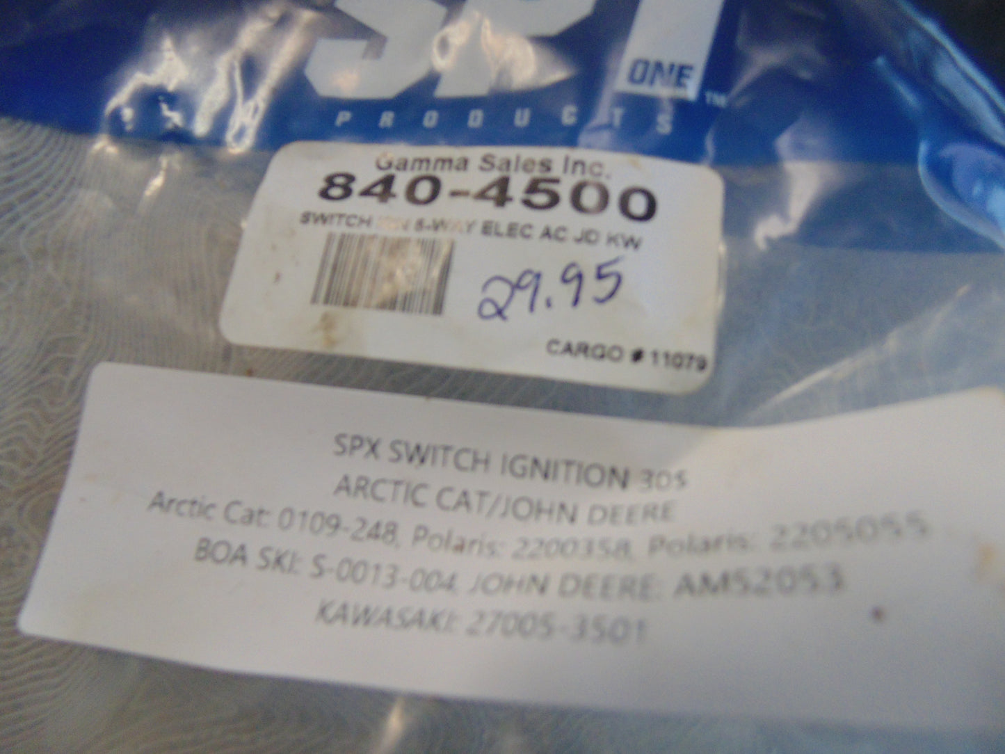 NOS KIMPEX Ignition Key Switch Lock with Key 279884 01-118-04 J3