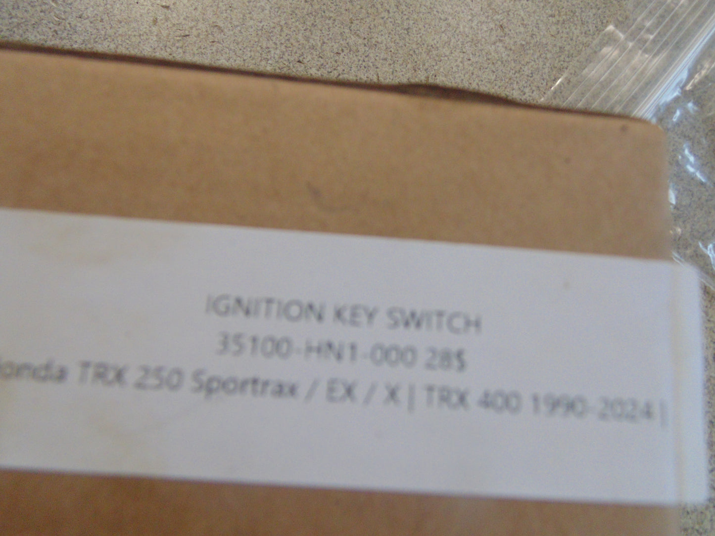 1990-2024 HONDA TRX 250 SPORTRAX /EX/X/TRX400 IGNITION KEY SWITCH 35100-HN1-000
