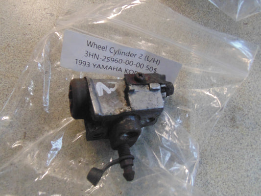 1993 YAMAHA KODIAK 400 WHEEL CYLINDER 2 (L/H) 3HN-25960-00-00