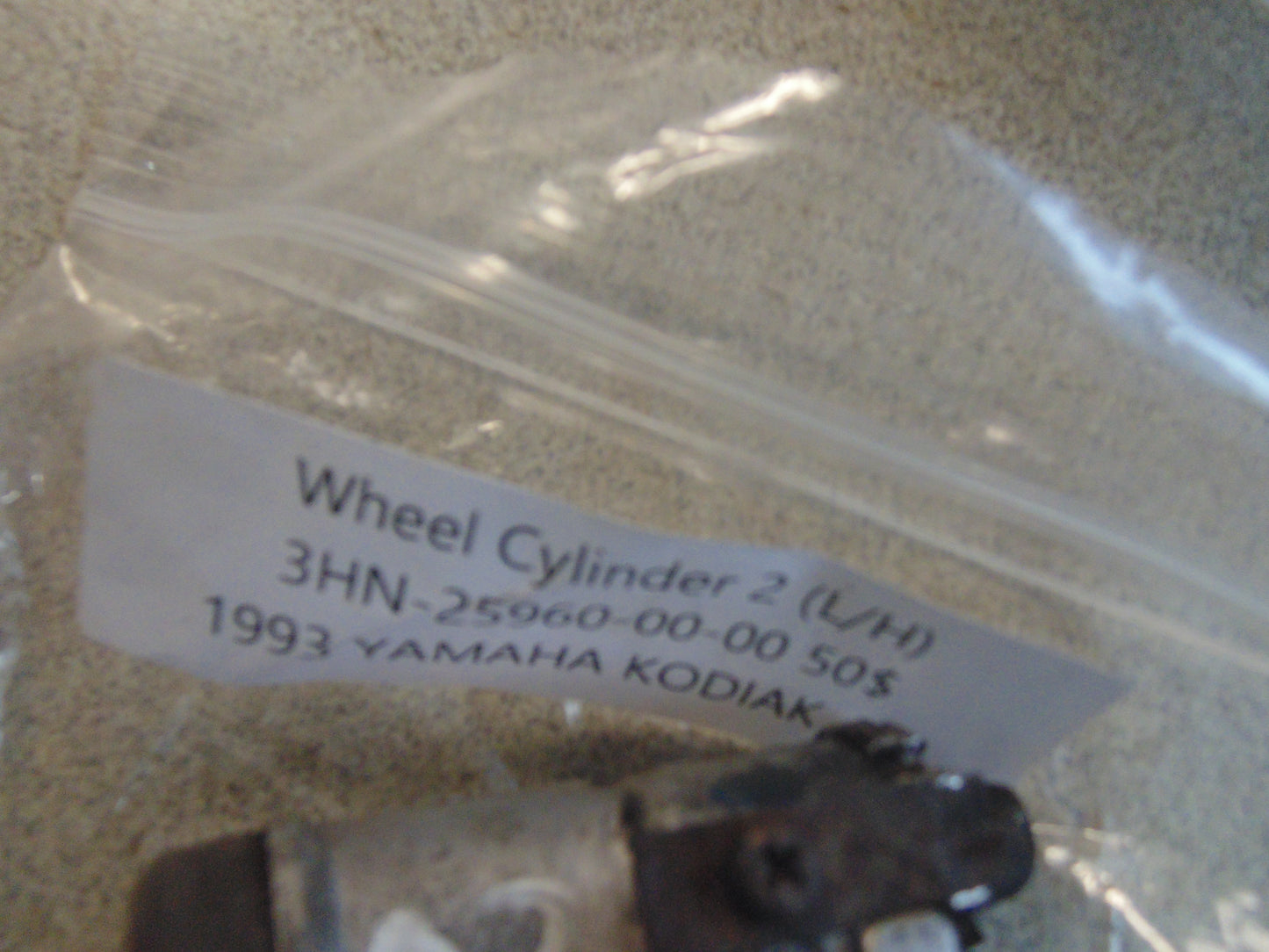 1993 YAMAHA KODIAK 400 WHEEL CYLINDER 2 (L/H) 3HN-25960-00-00