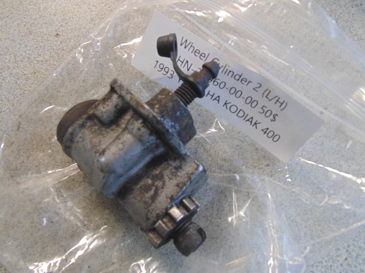 1993 YAMAHA KODIAK 400 WHEEL CYLINDER 2 (L/H) 3HN-25960-00-00