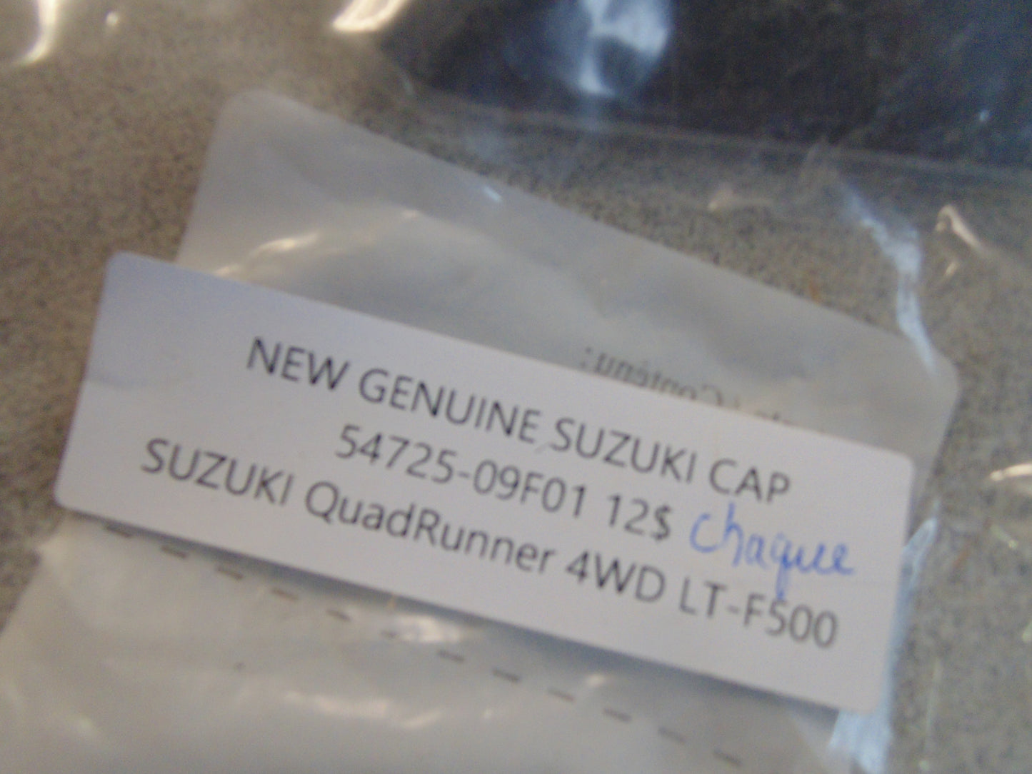 2000 SUZUKI QUADRUNNER 4WD LTF-500 NEW GENUINE SUZUKI CAP 54725-09F01