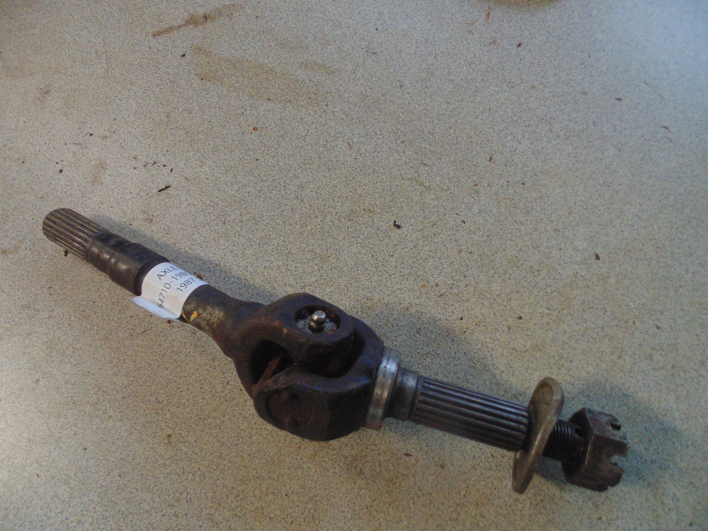 1987 SUZUKI LT-4WD AXLE REAR MODEL H 64710-19B00 64710-19BV0