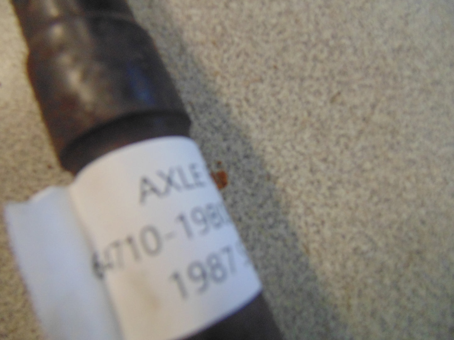 1987 SUZUKI LT-4WD AXLE REAR MODEL H 64710-19B00 64710-19BV0