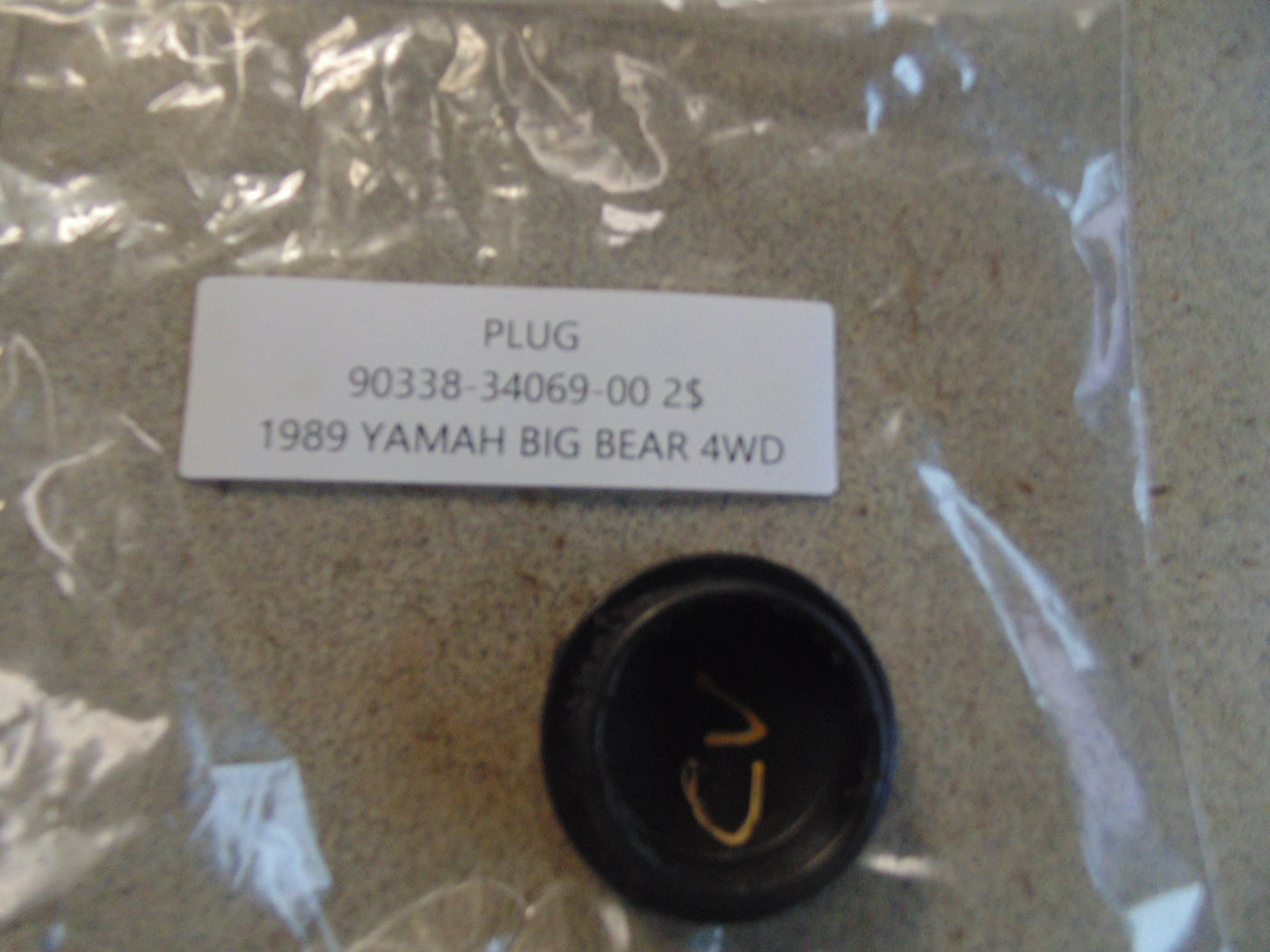 1989 YAMAHA BIG BEAR 4WD PLUG 90338-34069-00