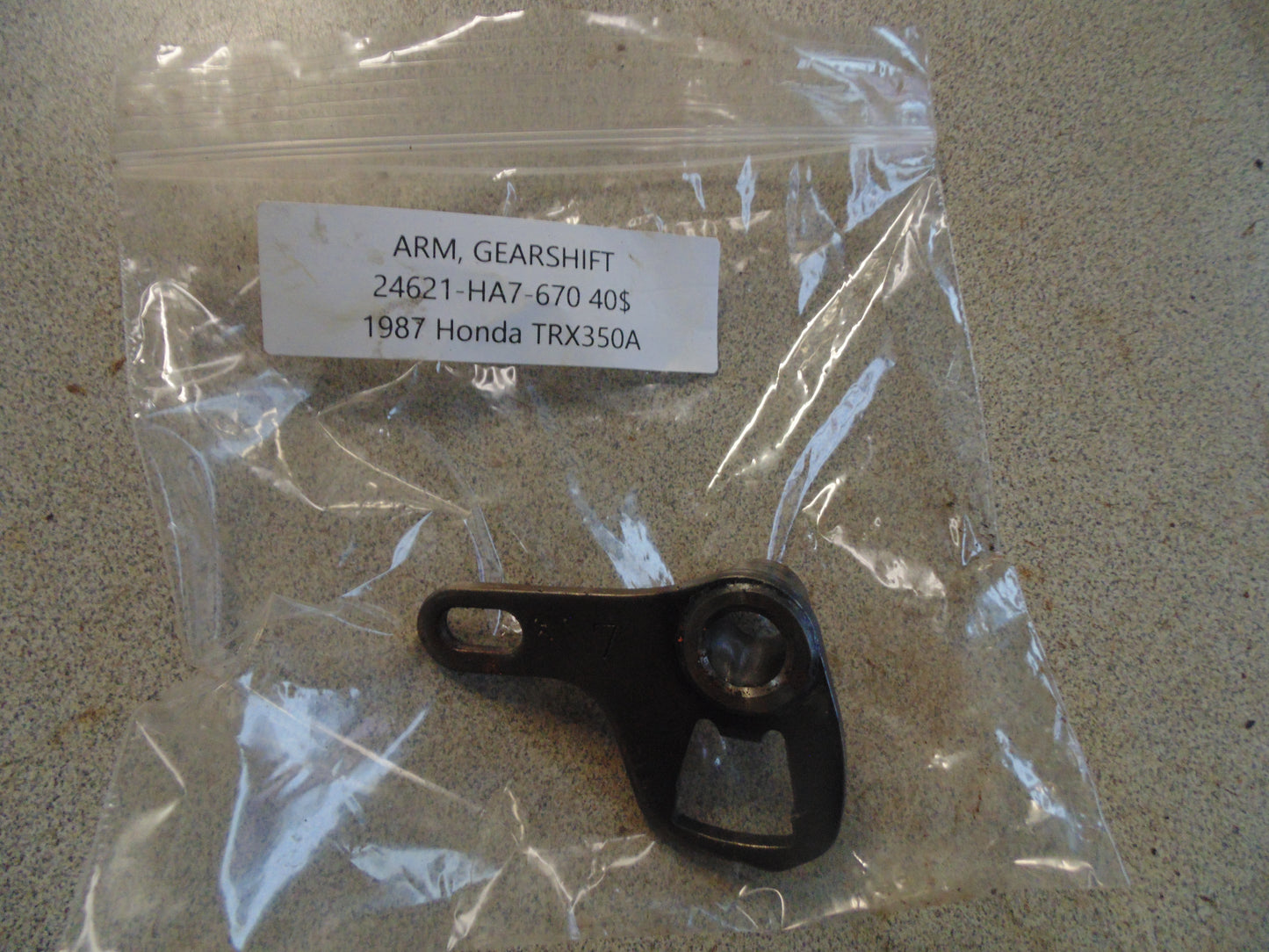 1987 HONDA TRX350A ARM GEARSHIFT 24621-HA7-670