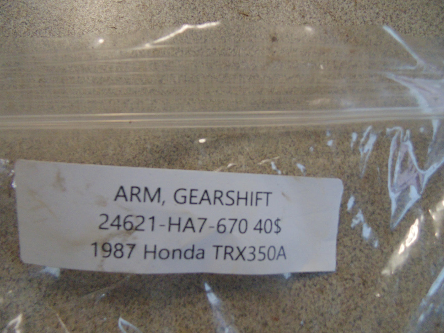 1987 HONDA TRX350A ARM GEARSHIFT 24621-HA7-670