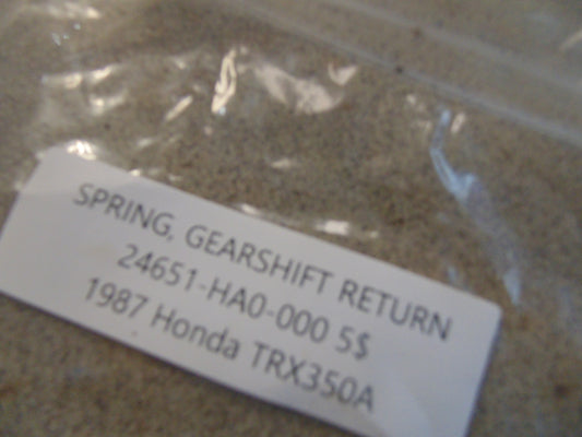1987 HONDA TRX350A SPRING GEARSHIFT RETURN 24651-HA0-000