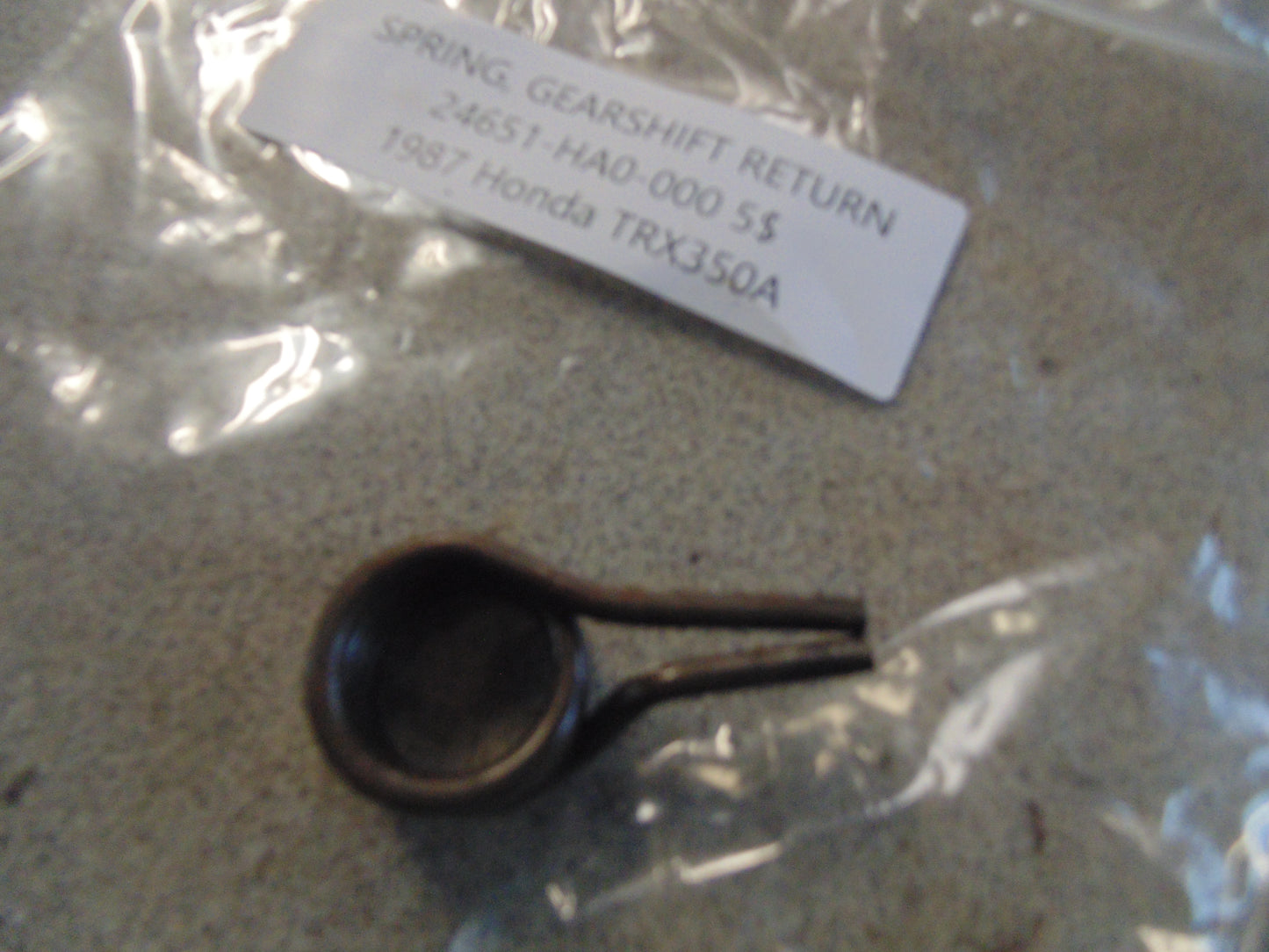 1987 HONDA TRX350A SPRING GEARSHIFT RETURN 24651-HA0-000