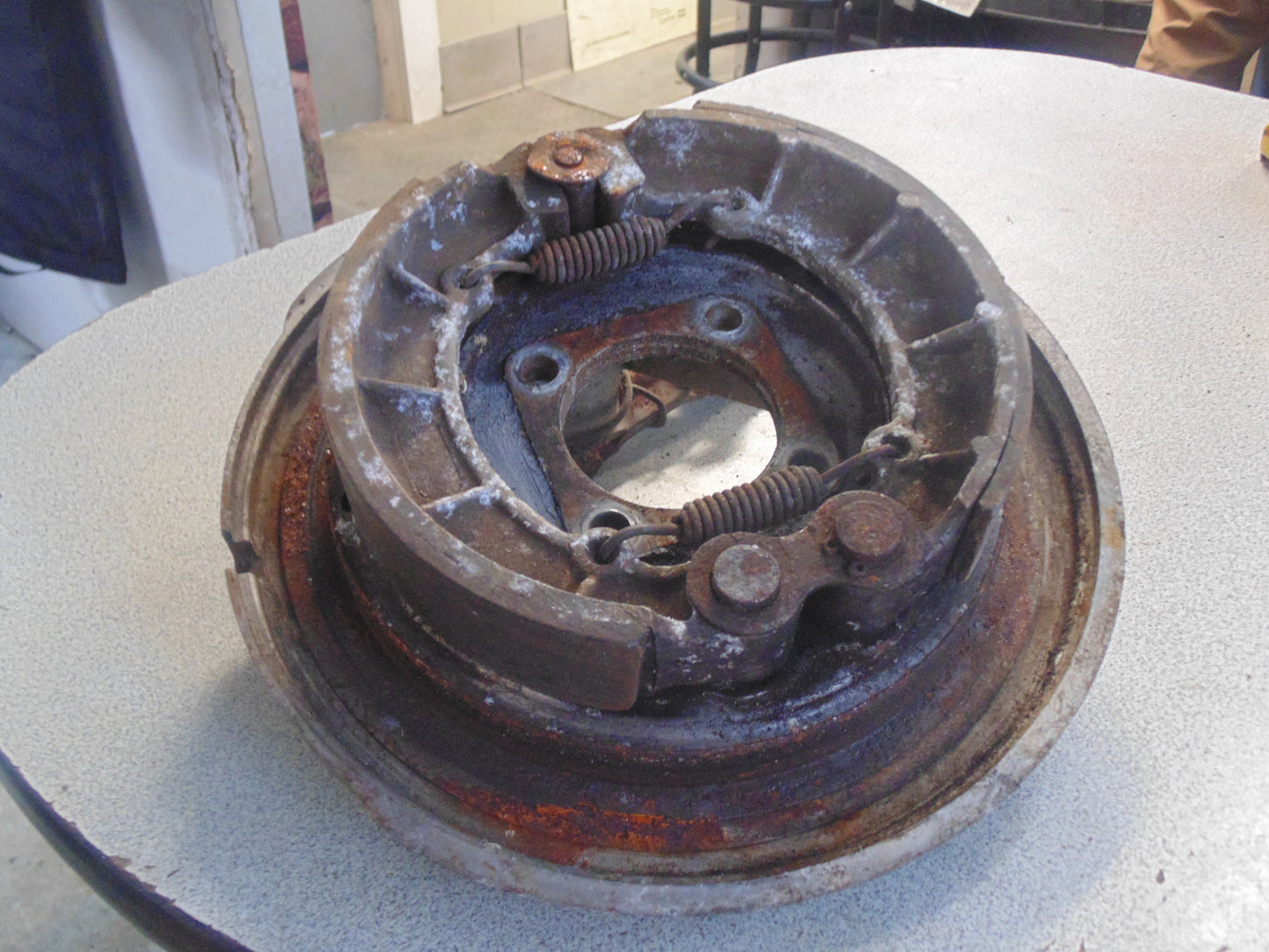 1993 KAWASAKI KLF400 4X4 PANEL ASSY BRAKE RR R 41035-1305