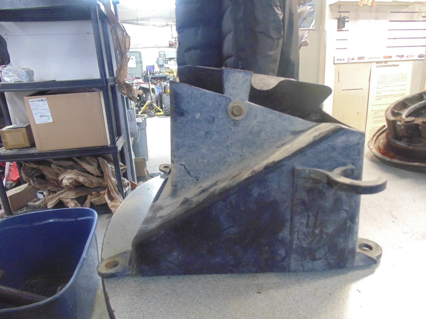 1993 KAWASAKI KLF400 4X4 COVER RADIATOR 14090-1491