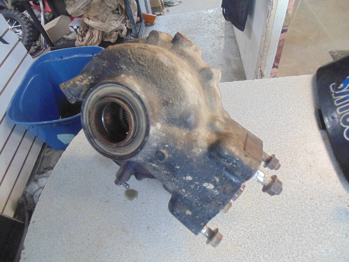 1989 Yamaha BIG BEAR 4WD REAR AXLE GEAR CASE ASSY 3HN-46101-10-00 4HN-46101-12-00