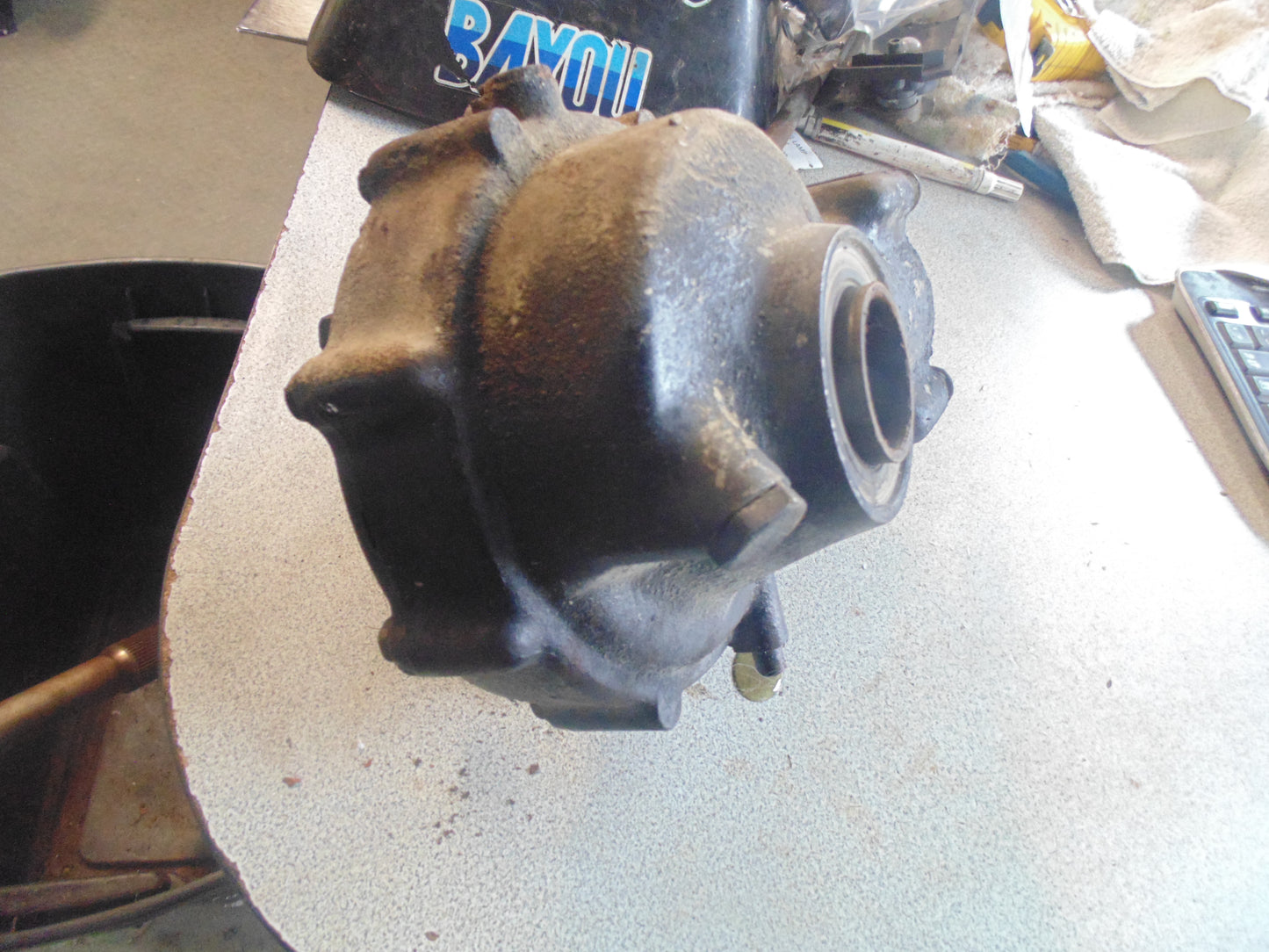 1989 Yamaha BIG BEAR 4WD REAR AXLE GEAR CASE ASSY 3HN-46101-10-00 4HN-46101-12-00