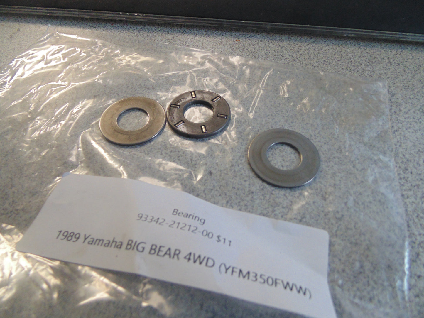 1989 Yamaha BIG BEAR 4WD BEARING 93342-21212-00