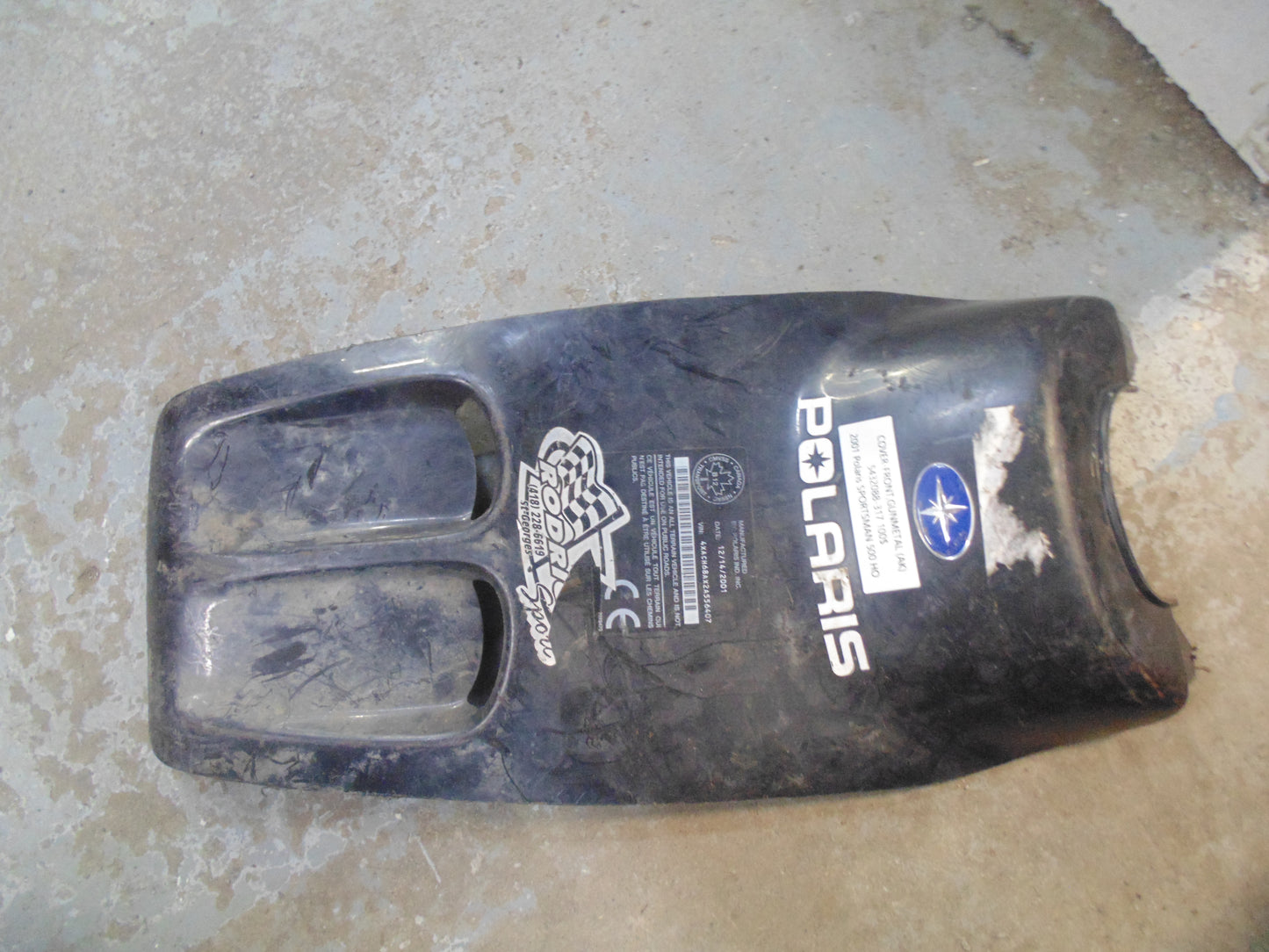 2001 Polaris SPORTSMAN 500 HO COVER-FRONT,GUNMETAL (AK) 5432088-317