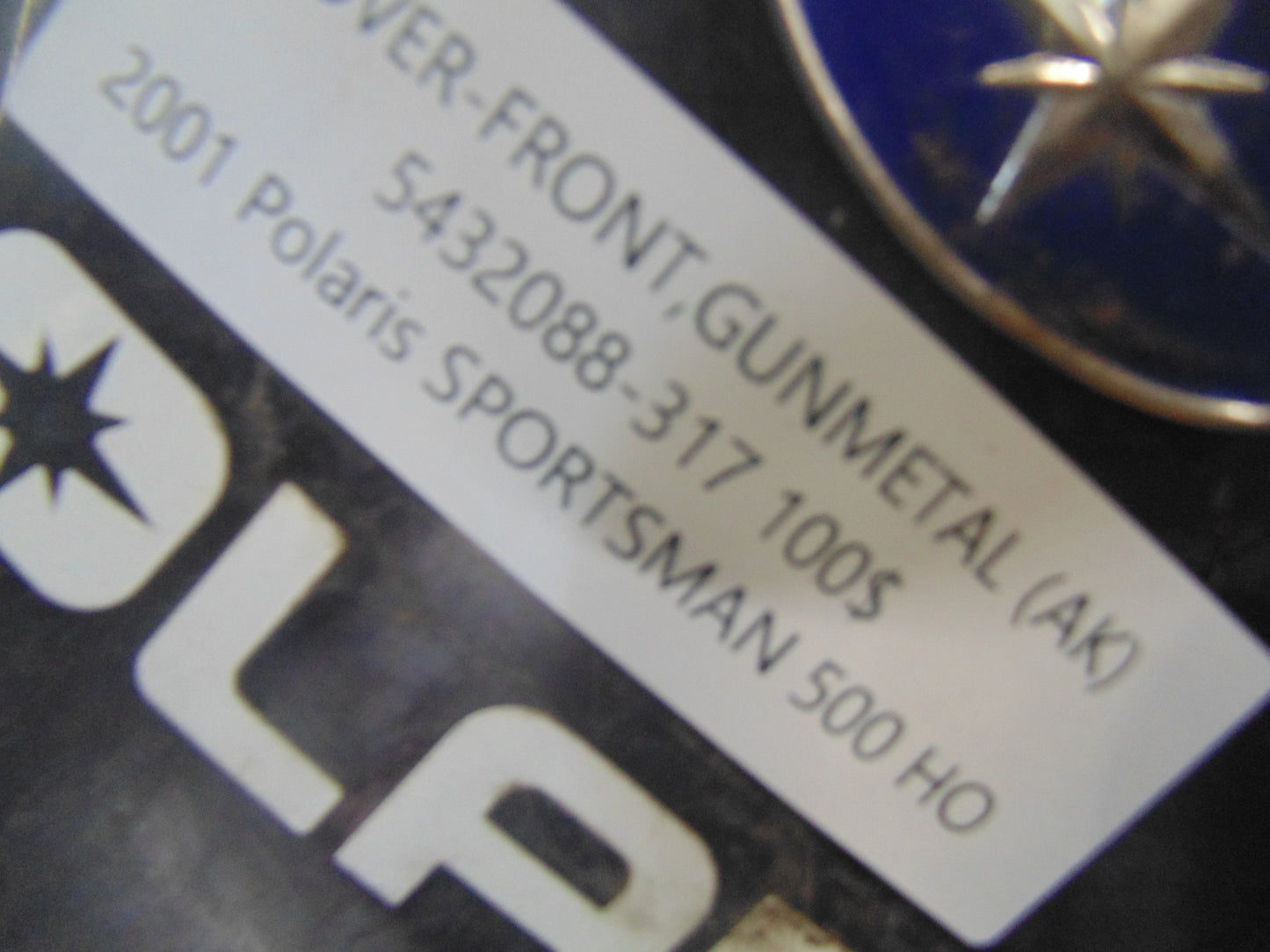 2001 Polaris SPORTSMAN 500 HO COVER-FRONT,GUNMETAL (AK) 5432088-317