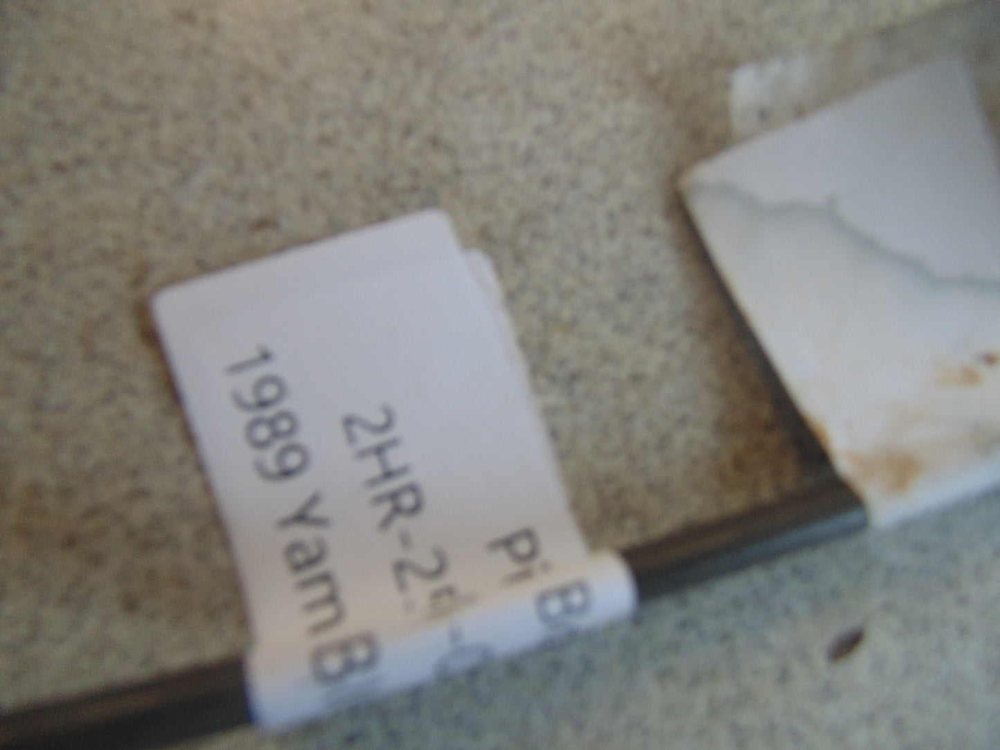 1989 Yamaha BIG BEAR 4WD PIPE BRAKE 1 2HR-25871-00-00