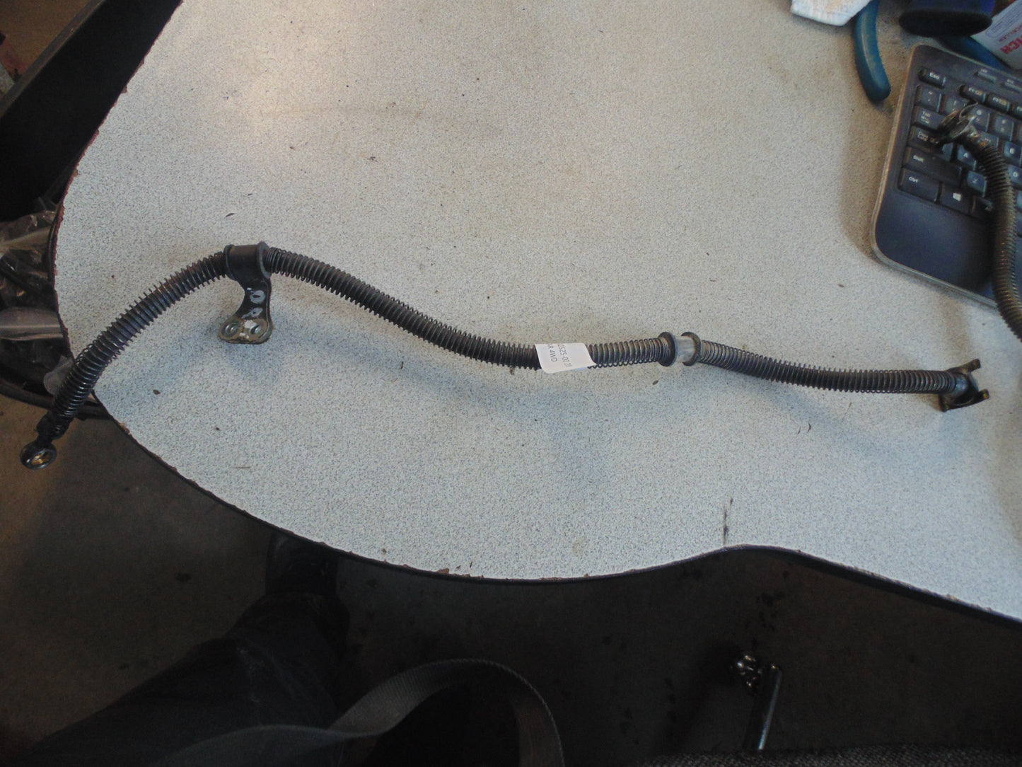 1989 Yamaha BIG BEAR 4WD HOSE BRAKE 1 3HN-25872-00-00 99999-02525-00