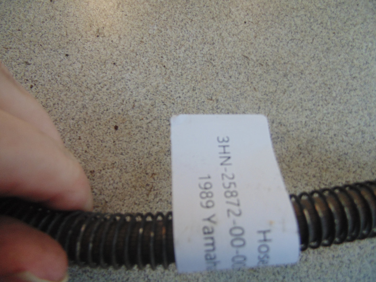 1989 Yamaha BIG BEAR 4WD HOSE BRAKE 1 3HN-25872-00-00 99999-02525-00