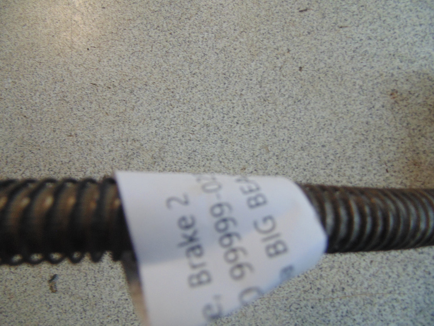 1989 Yamaha BIG BEAR 4WD HOSE BRAKE 2 3HN-25873-00-00 99999-02526-00