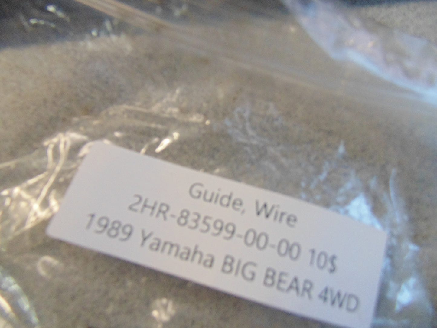 1989 Yamaha BIG BEAR 4WD GUIDE WIRE 2HR-83599-00-00