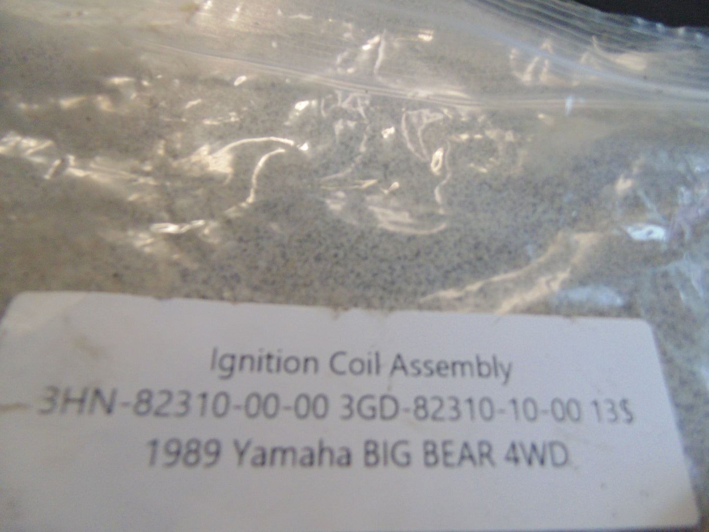 1989 Yamaha BIG BEAR 4WD IGNITION COIL ASSEMBLY 3HN-82310-00-00 3GD-82310-10-00