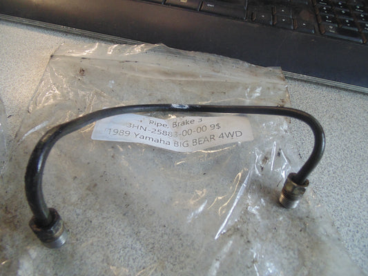 1989 Yamaha BIG BEAR 4WD PIPE BRAKE 3 3HN-25883-00-00