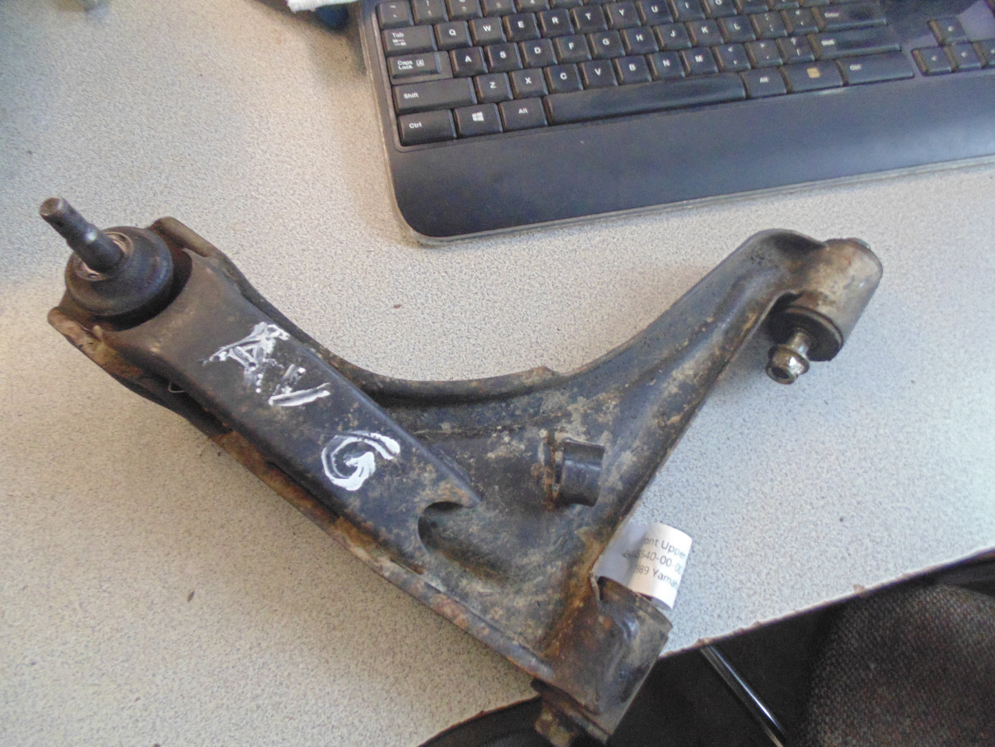 1989 Yamaha BIG BEAR 4WD FRONT UPPER ARM COMP LEFT 2HR-23540-00-00 2HR-23540-10-00