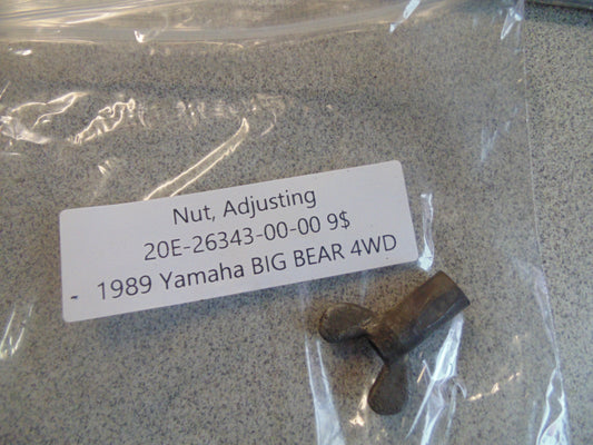 1989 Yamaha BIG BEAR 4WD NUT ADJUSTING 20E-26343-00-00