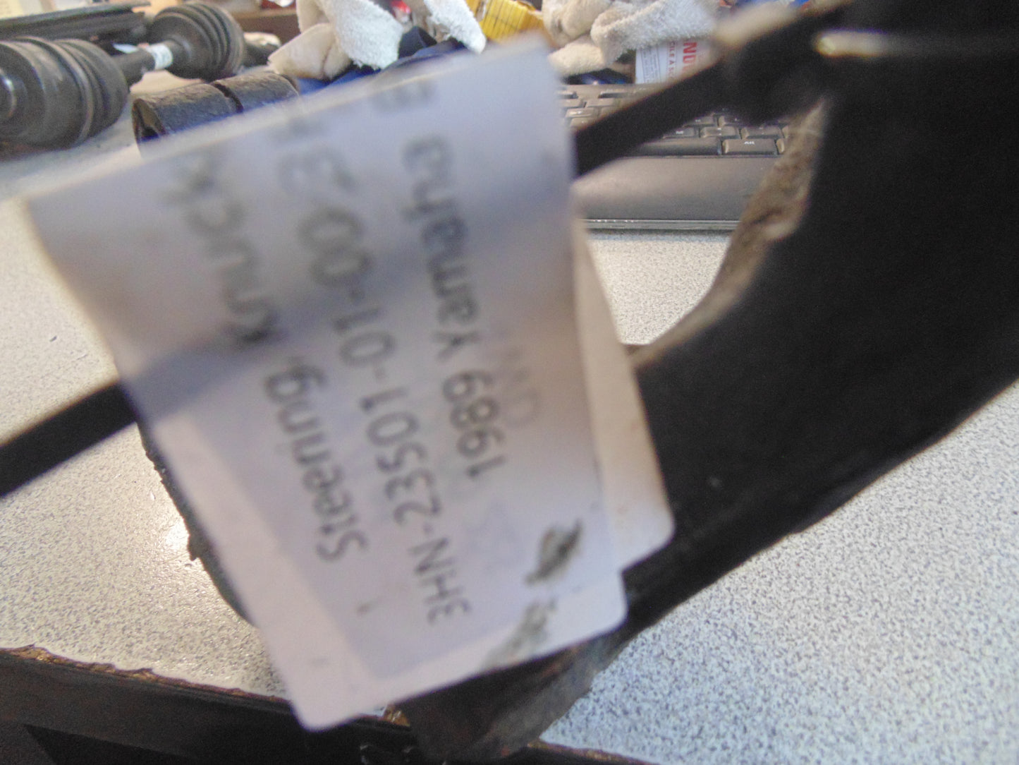 1989 Yamaha BIG BEAR 4WD STEERING KNUCKLE ASSY LH 3HN-23501-01-00 3HN-23501-02-0