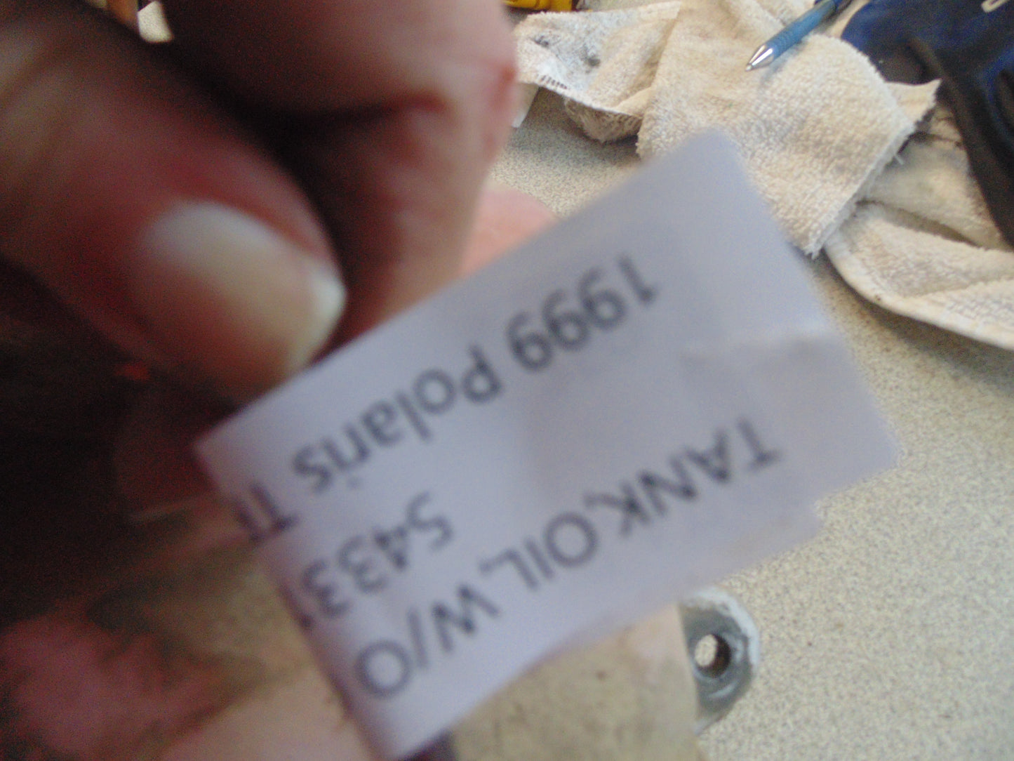 1999 POLARIS TRAIL BLAZER 250 TANK OIL W/OIL SENSOR ATV 5433131