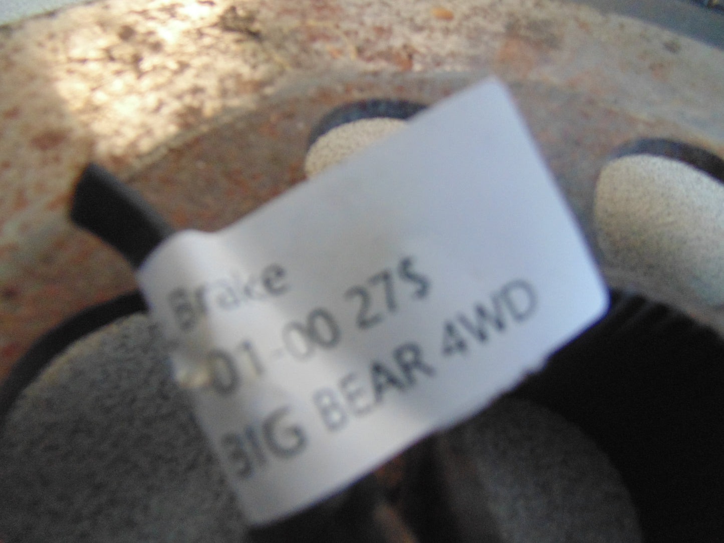 1989 YAMAHA BIG BEAR 4WD DISC BRAKE 21V-25711-01-00